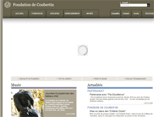 Tablet Screenshot of coubertin.fr